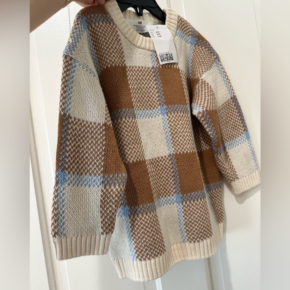 H & M toddler boys kids thick knit pattern sweater - Picture 8 of 9